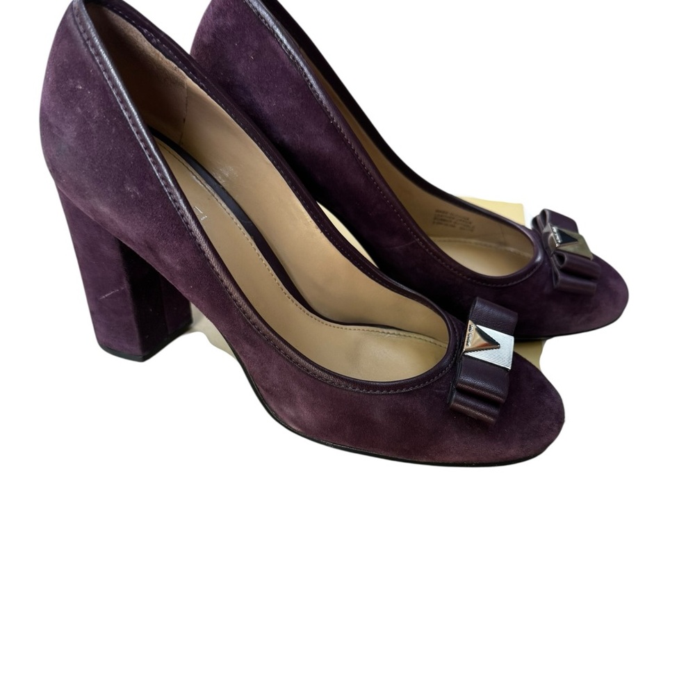Michael Kors Deep Purple Suede Heels